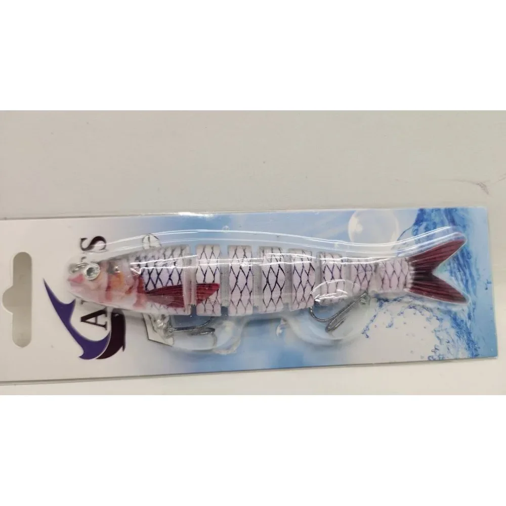 8 Section Multi‎ Jointed Swim Bait Light Purple